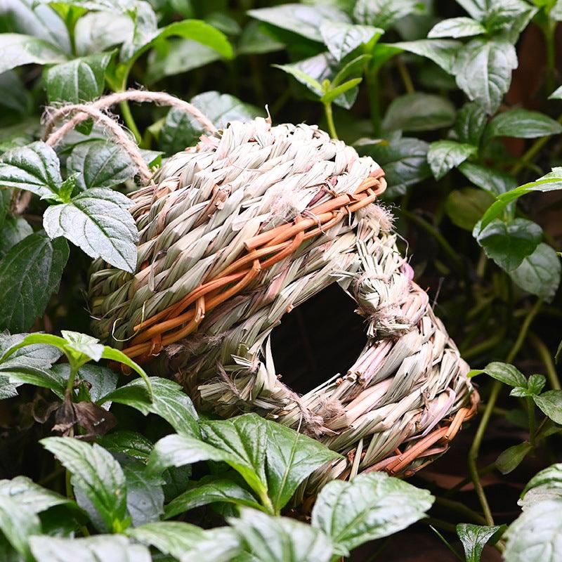 Hand-Crafted Straw Bird Sanctuary: A Charming Haven For Feathered Friends