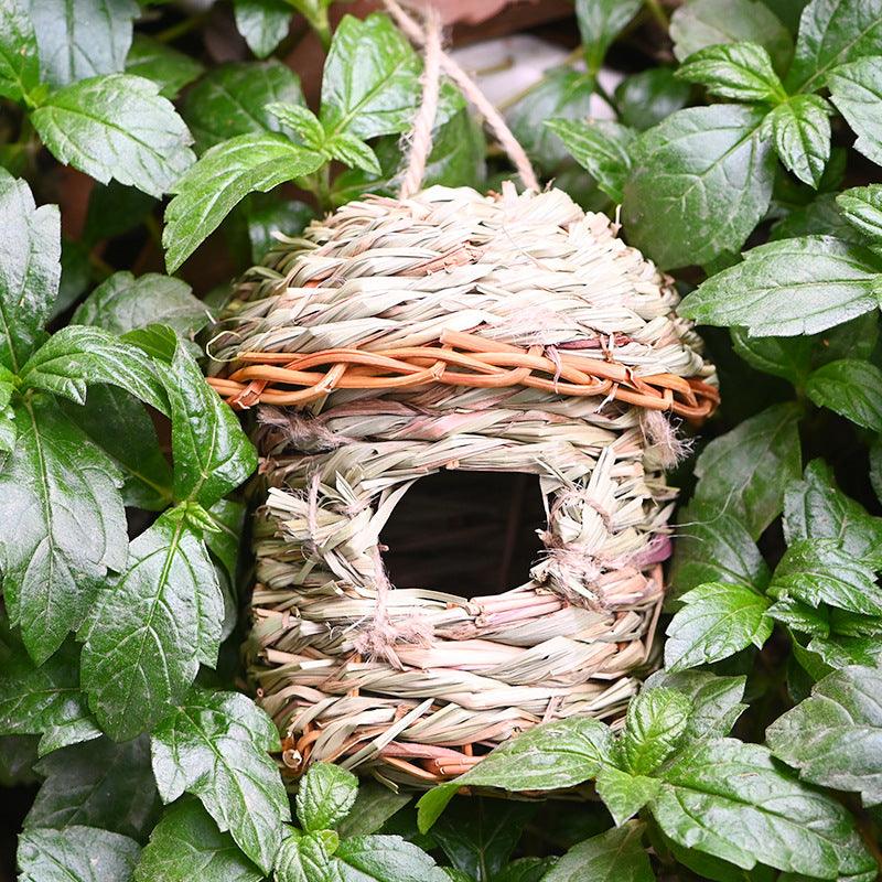 Hand-Crafted Straw Bird Sanctuary: A Charming Haven For Feathered Friends
