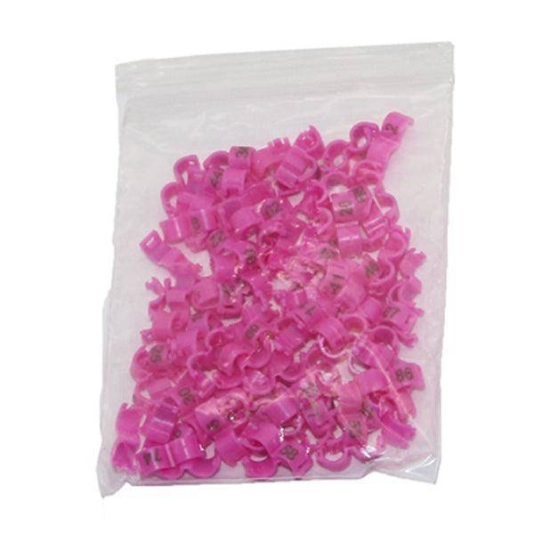 Vibrant Bird Foot Ring Assortment - Enhance Your Avian Collection!